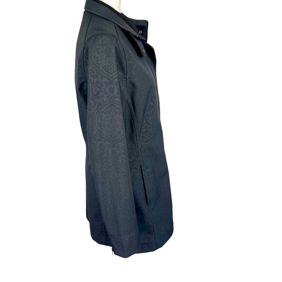 Athleta Water Resistant Zip Front Jacket Damask Print Small - Picture 5 of 10
